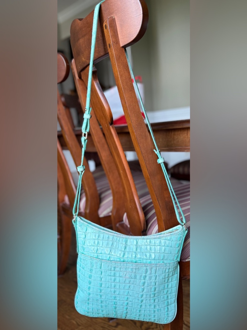 Brahmin Jody “Rare” Sea Glass La Scala - Picture 5 of 15